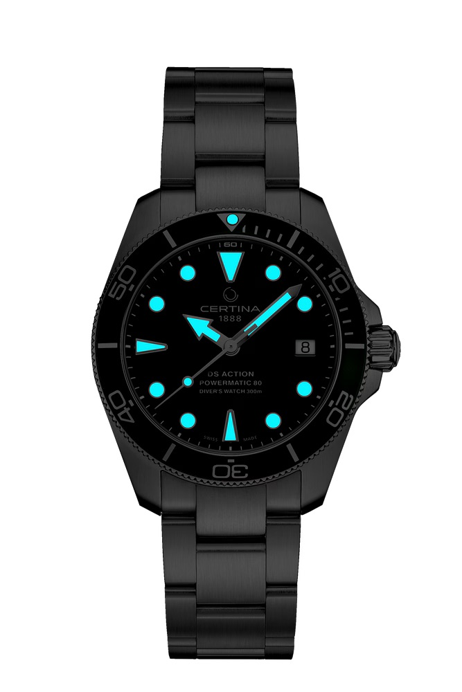 Relógio Certina DS Action Diver 38 mm Powermatic 80 - C032.807.11.091.00