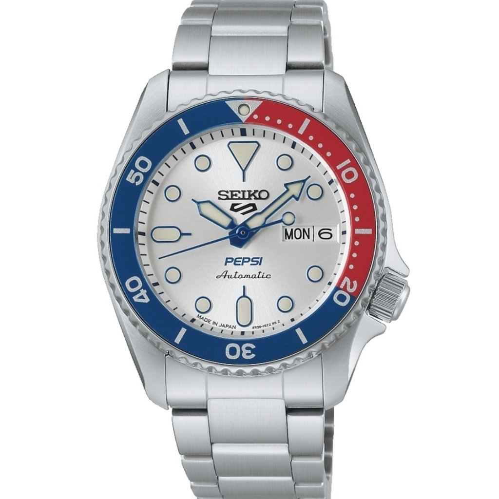 Relógio Seiko 5 Sports Limited Edition PEPSI (made in japan) SBSA319