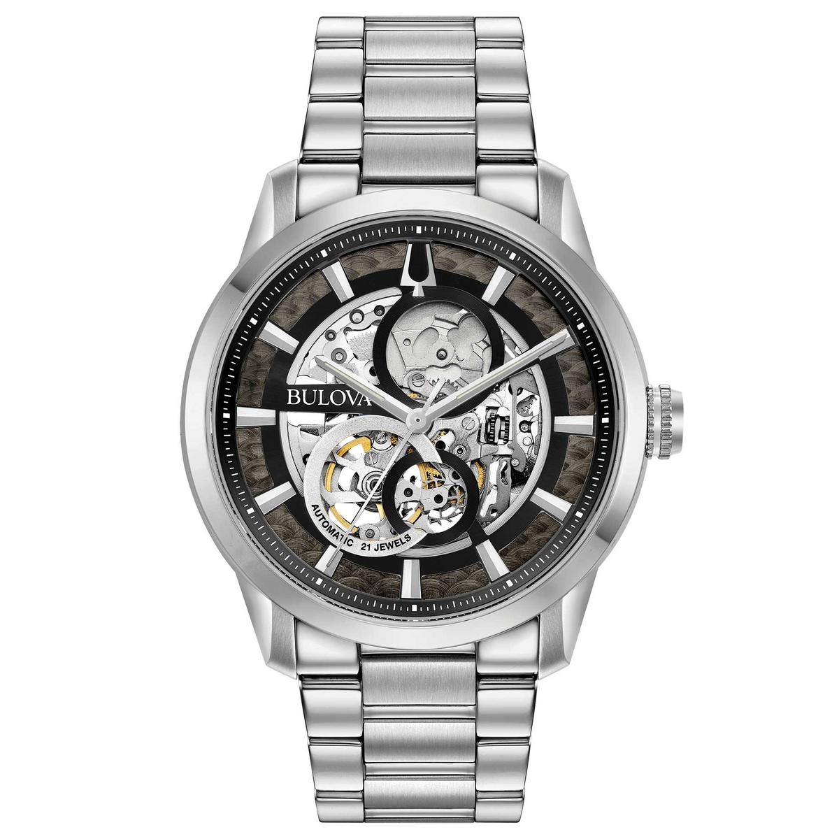 Relógio Bulova Sutton Skeleton Automatic - 96A208