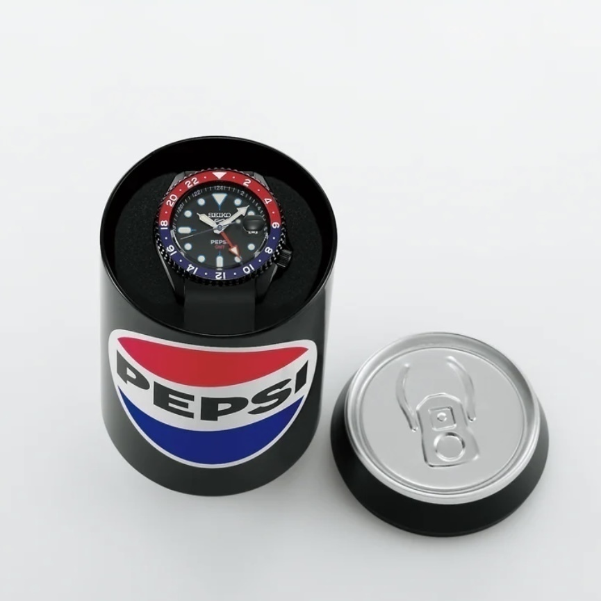 Relógio Seiko 5 Sports GMT Limited Edition PEPSI (made in japan) SBSC023