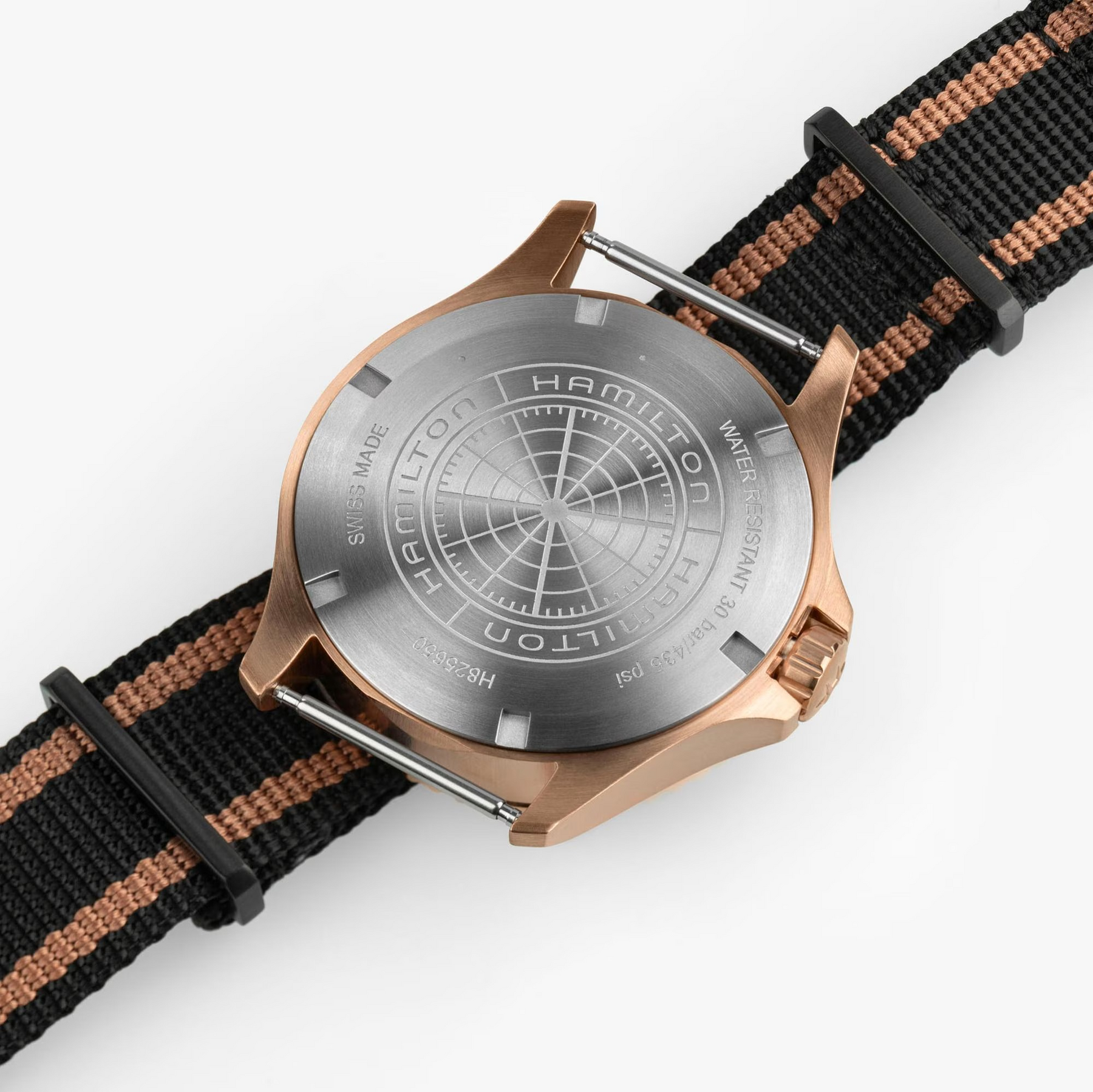 Relógio Hamilton Khaki Navy Scuba Automatic GMT 43 mm Bronze - H82565930