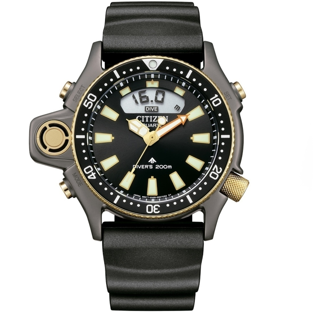 Relógio Citizen Aqualand I Relançamento Serie Ouro Limited Edition 40 anos - JP2008-06e