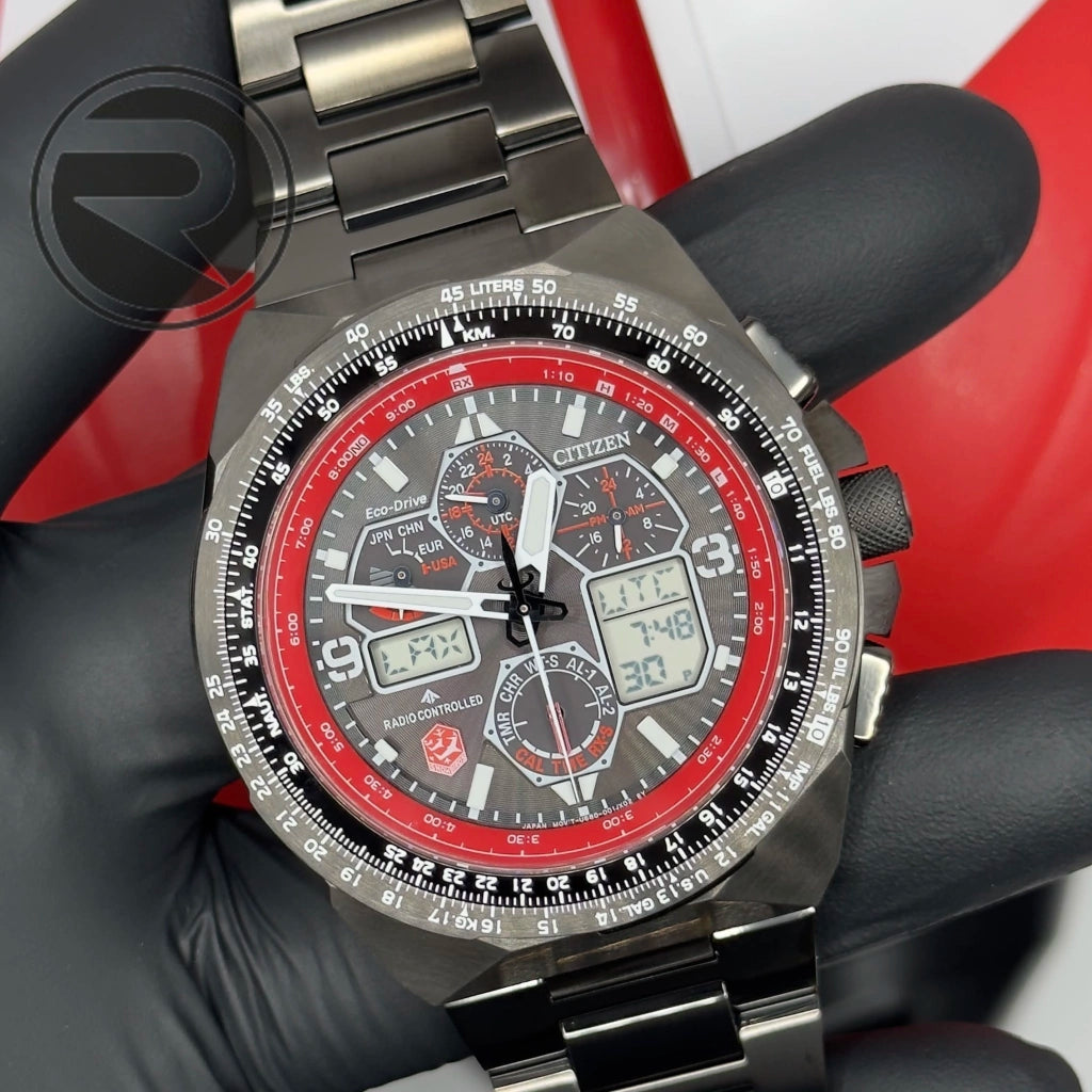 Relógio Citizen Radio Controlled - Snowbirds JY8129-53H