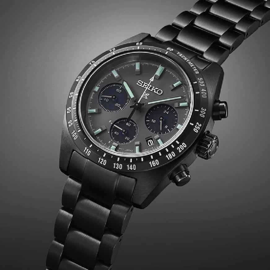 Relógio Seiko Prospex Speedtimer - SSC917 Black Séries Cronógrafo Solar