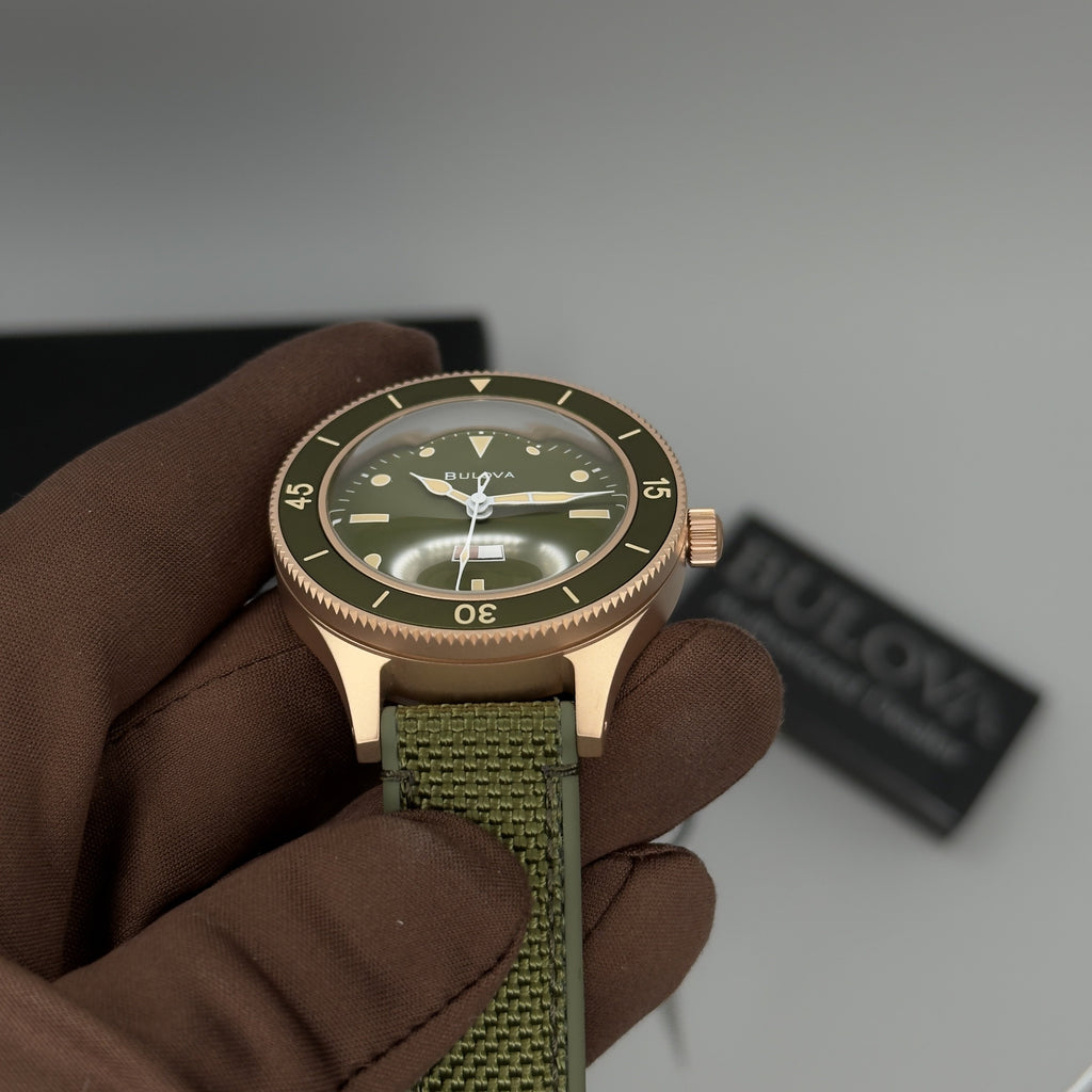 Bulova Mil Ship Automatic Watch - 98A324