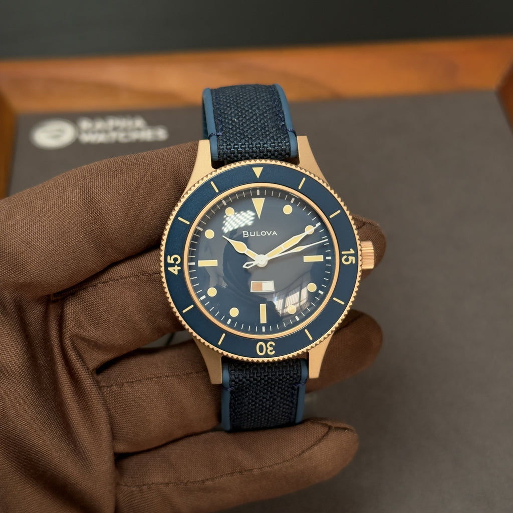 Bulova Mil Ship Automatic Watch - 98A325