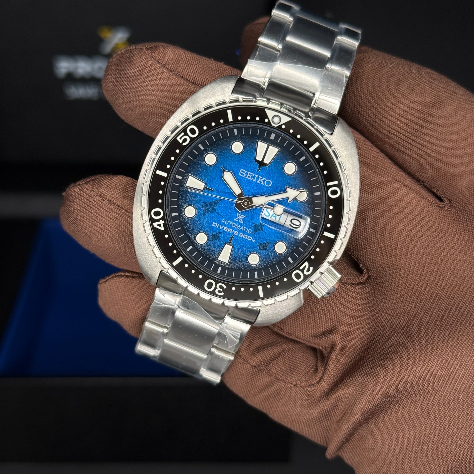 Relógio Seiko Prospex King Turtle Manta Ray SRPE39K1