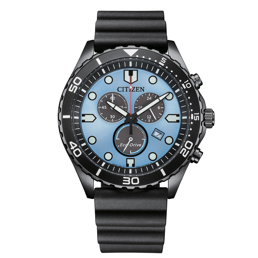 Citizen Eco-Drive Chrono Sporty-Aqua Watch - AT2567-18L