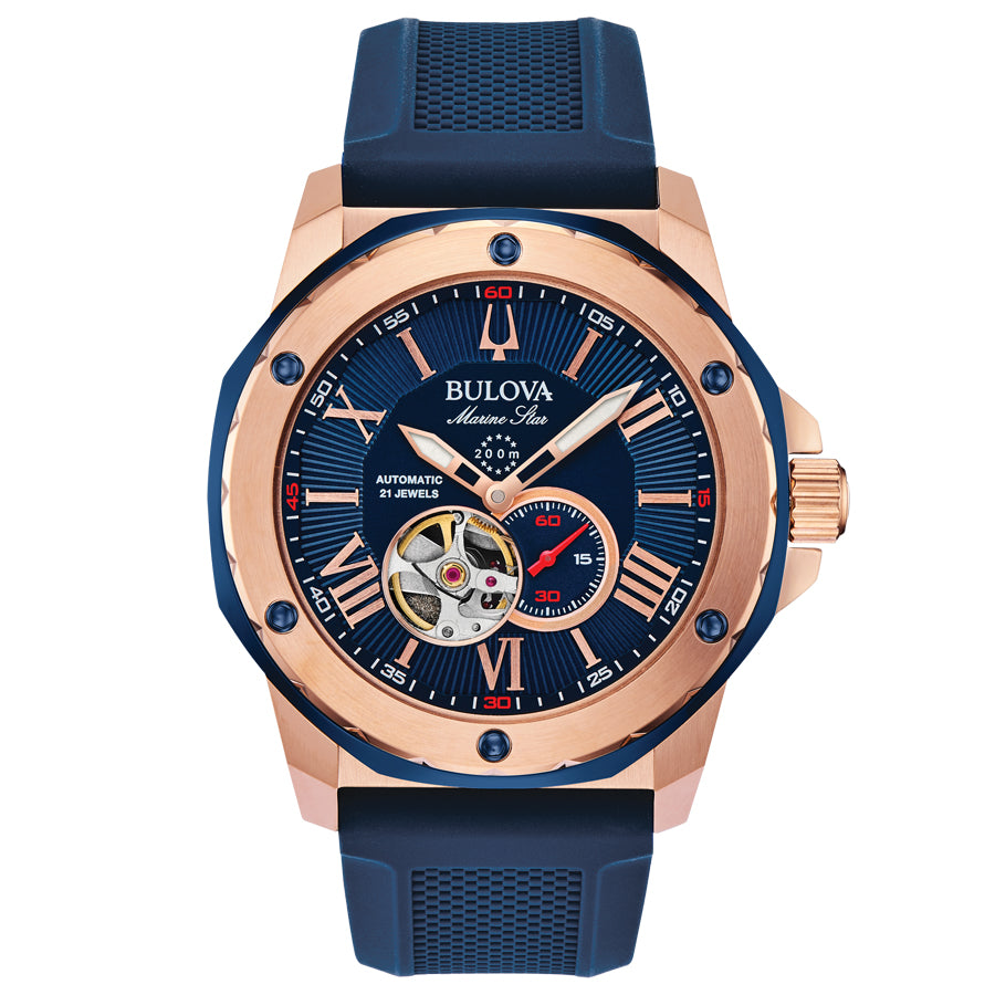 Relógio Bulova Marine Star Automático - 98A227