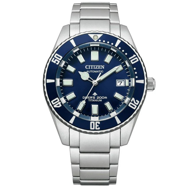 Reloj Citizen Fujitsubo Automático Titanio Azul - NB6021-68L