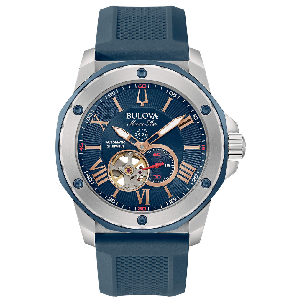 Bulova Marine Star Automatic Watch - 98A282