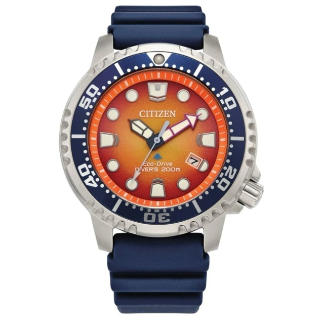 Citizen Aqualand Marine Orange Watch - BN0169-03X