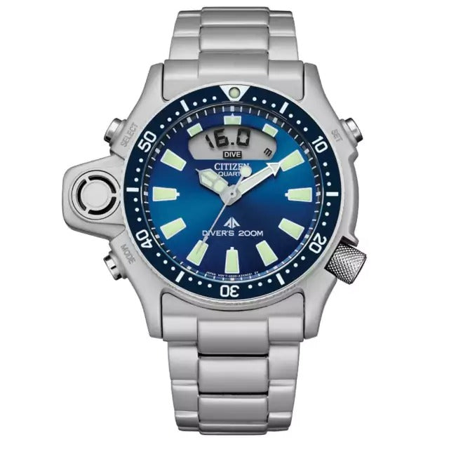 Relógio Citizen Aqualand I Relançamento Azul - JP2000-67L