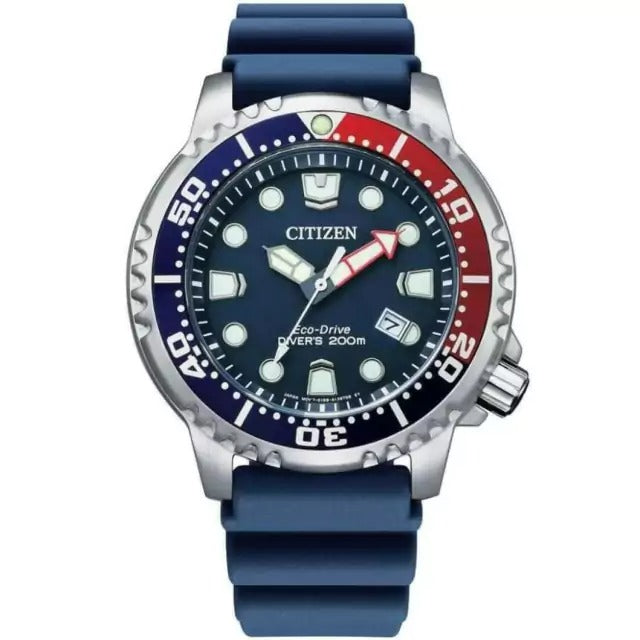 Reloj Citizen Aqualand Marine Pepsi - BN0168-06L