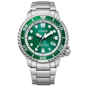 Relógio Citizen Aqualand Marine Green Aço - BN0158-85X