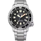 Citizen Aqualand Marine Black Steel Watch - BN0150-61E
