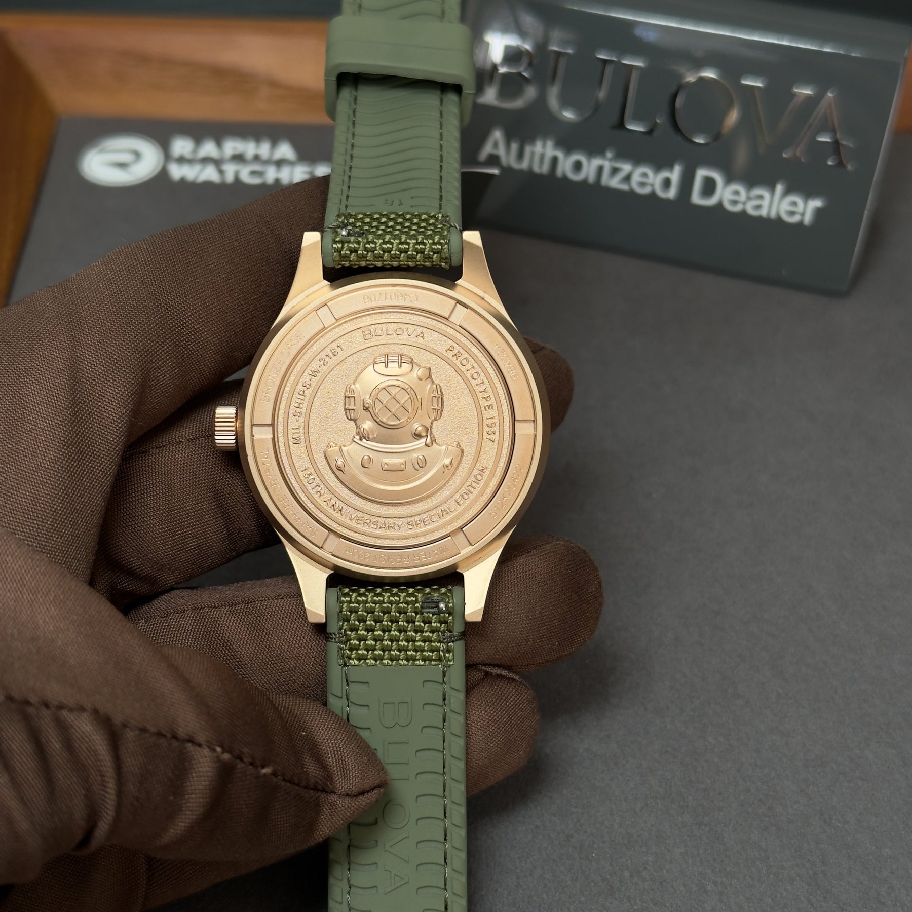 Relógio Bulova Mil Ship Automático - 98A324