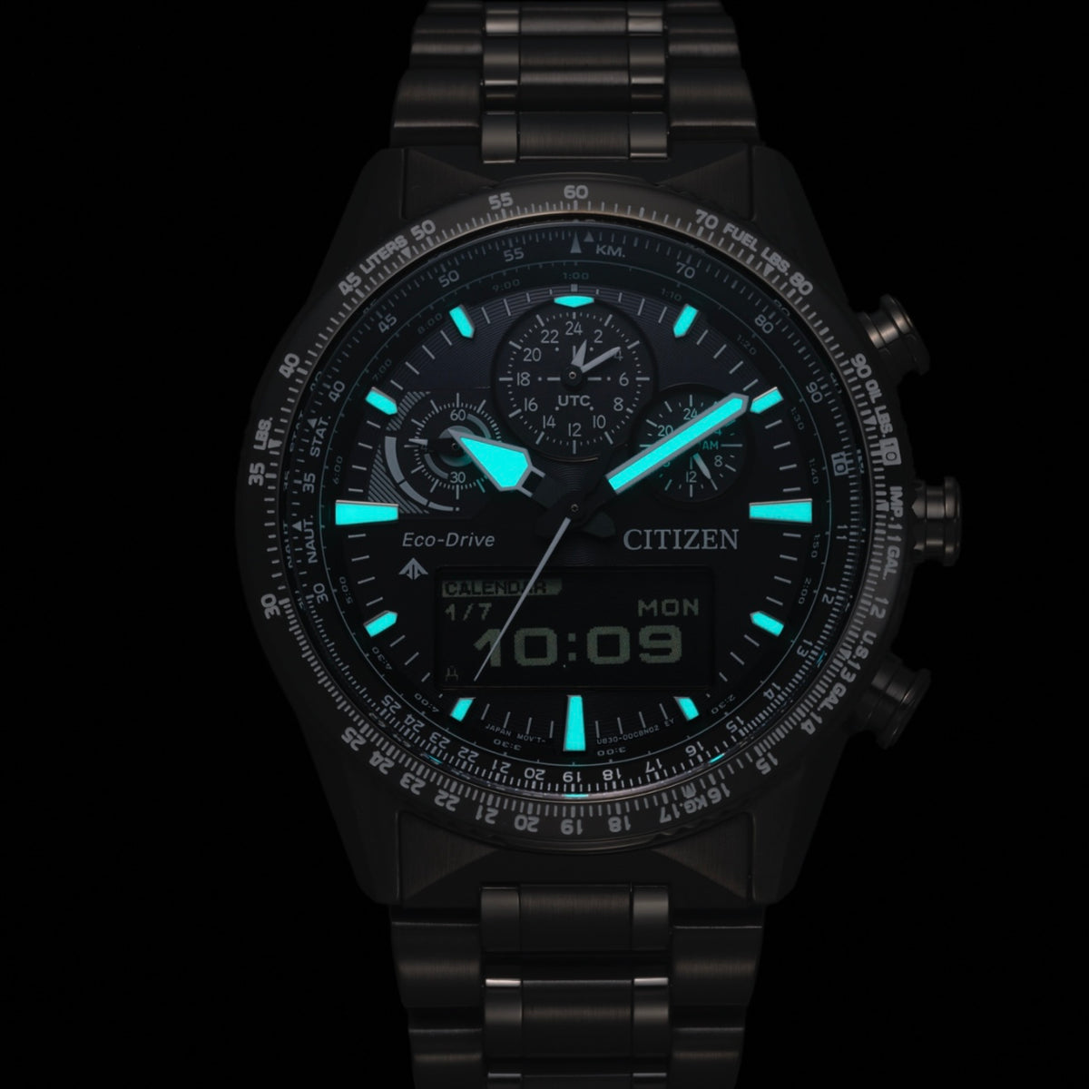 Relógio Citizen Promaster Sky Pilot U830 - JV2006-55H