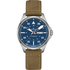 Relógio Hamilton Khaki Aviation Pilot Day Date Automatico - Air-Glaciers Edition 42mm - H64655941