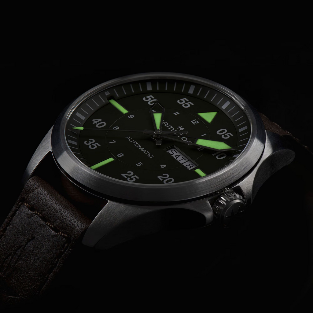 Relógio Hamilton Khaki Aviation Pilot Day Date Automatico 42mm - H64635560