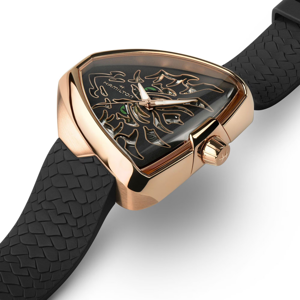 Relógio Hamilton Ventura Elvis80 Skeleton Auto 42mm x 45mm - H24525332