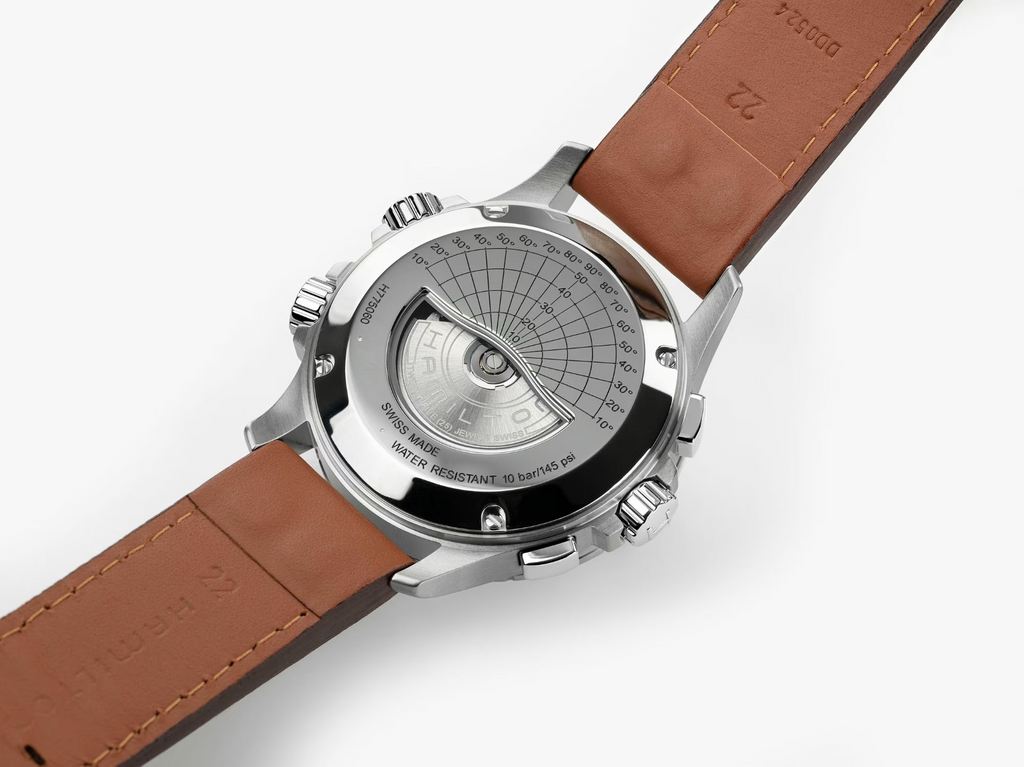 Relógio Hamilton Khaki Aviation X-Wind Automatico Chrono 44mm - H77506540