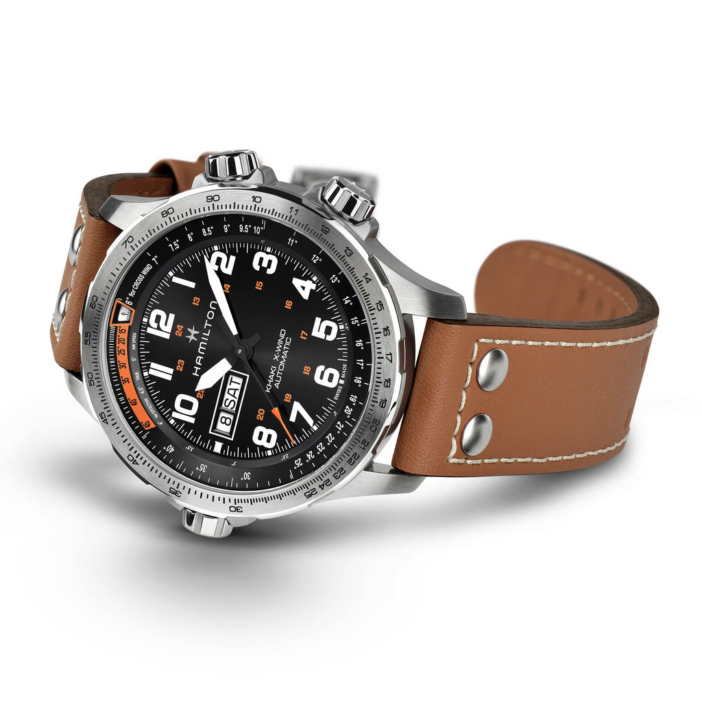 Relógio Hamilton Khaki Aviation X-Wind Day Date Automatico 45mm - H77755533