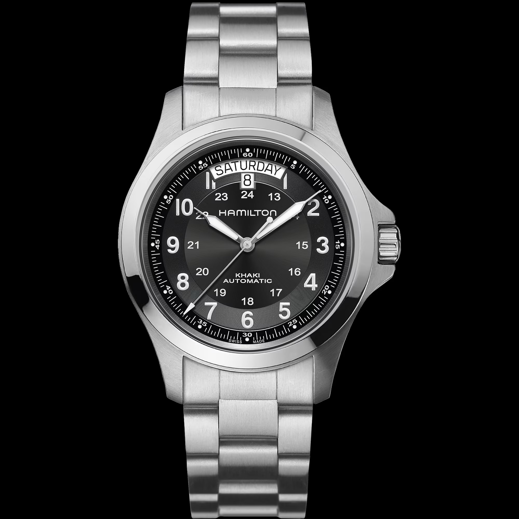 Relógio Hamilton Khaki Field King Auto - H64455533
