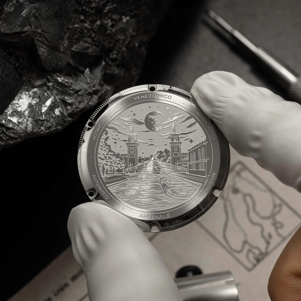 Reloj Venezianico Arsenale Platino - 6221590C