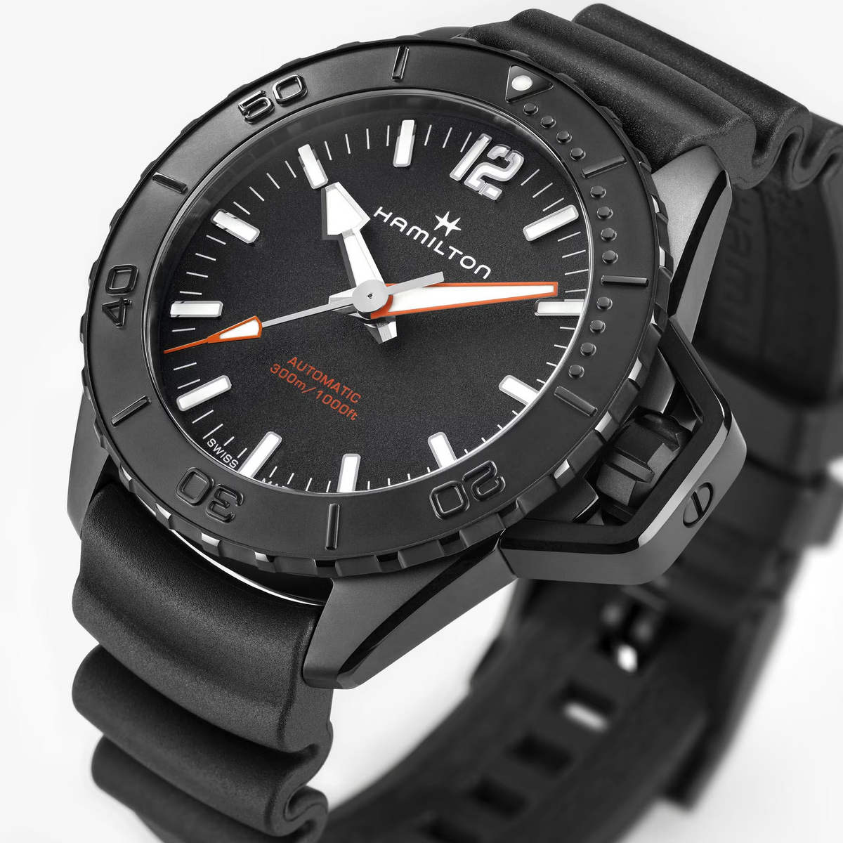 Relógio Hamilton Khaki Navy Frogman Auto 46mm - H77855330