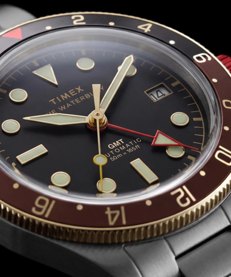 Relógio Timex Waterbury Heritage Automatic GMT - TW2Y93500