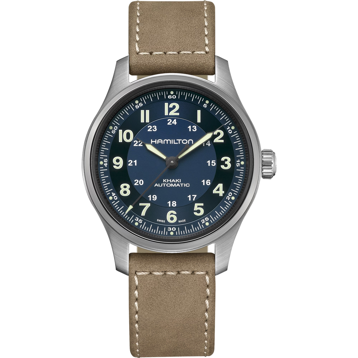 Relógio Hamilton Khaki Field Titanium Auto 42mm - H70545540