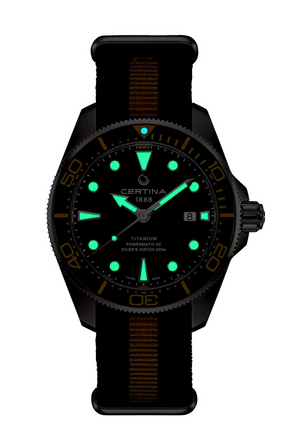 Relógio Certina DS Action  Diver 43 mm Powermatic 80 - C032.607.48.051.00