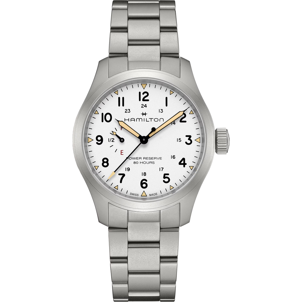 Relógio Hamilton Khaki Field - Relógio Hamilton Khaki Field Mechanical Power Reserve 40mm - H69509110