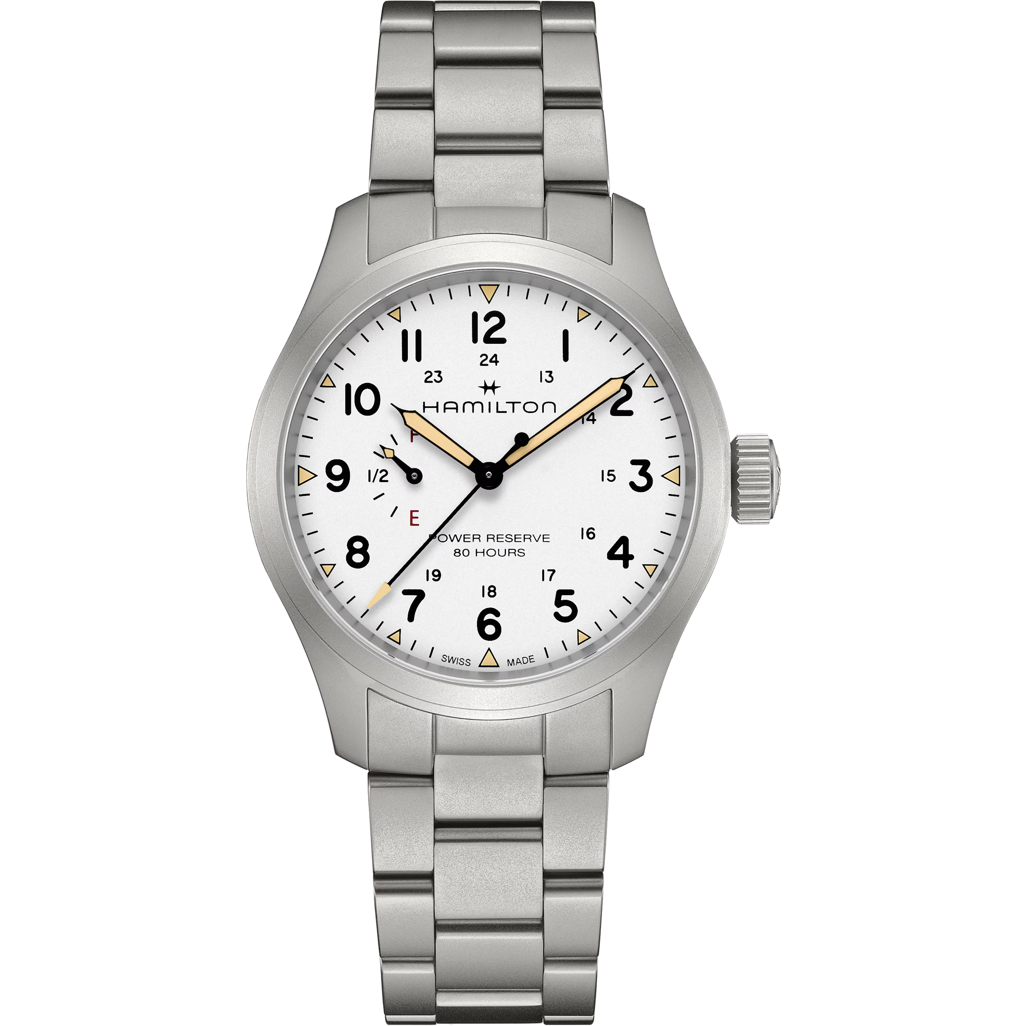 Relógio Hamilton Khaki Field - Relógio Hamilton Khaki Field Mechanical Power Reserve 40mm - H69509110