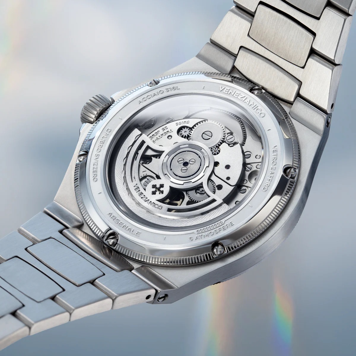 Relógio Venezianico Arsenale Platino - 6221590C