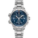 Relógio Hamilton Khaki Aviation X-Wind GMT Chrono Quartz 46mm - H77922141