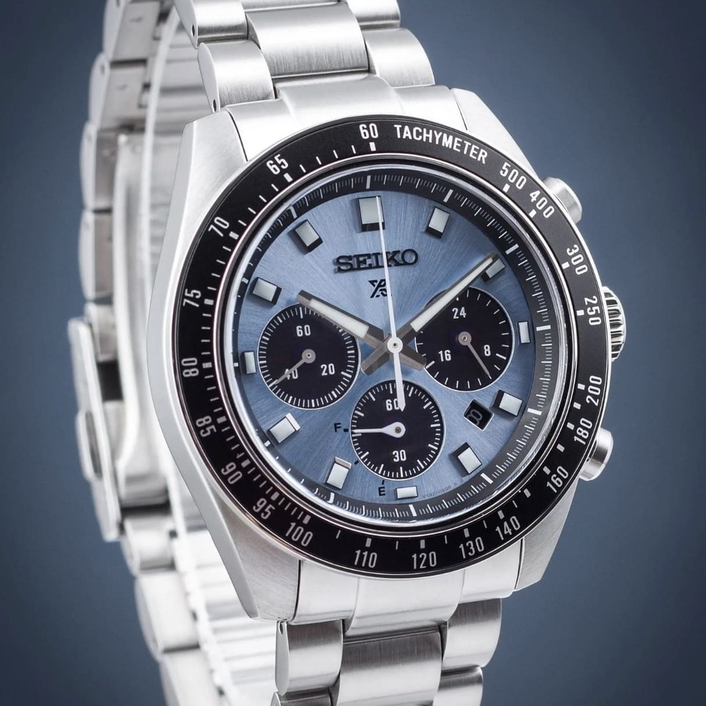 Relógio Seiko Prospex Speedtimer - SSC935P1 Cronógrafo Solar Azul
