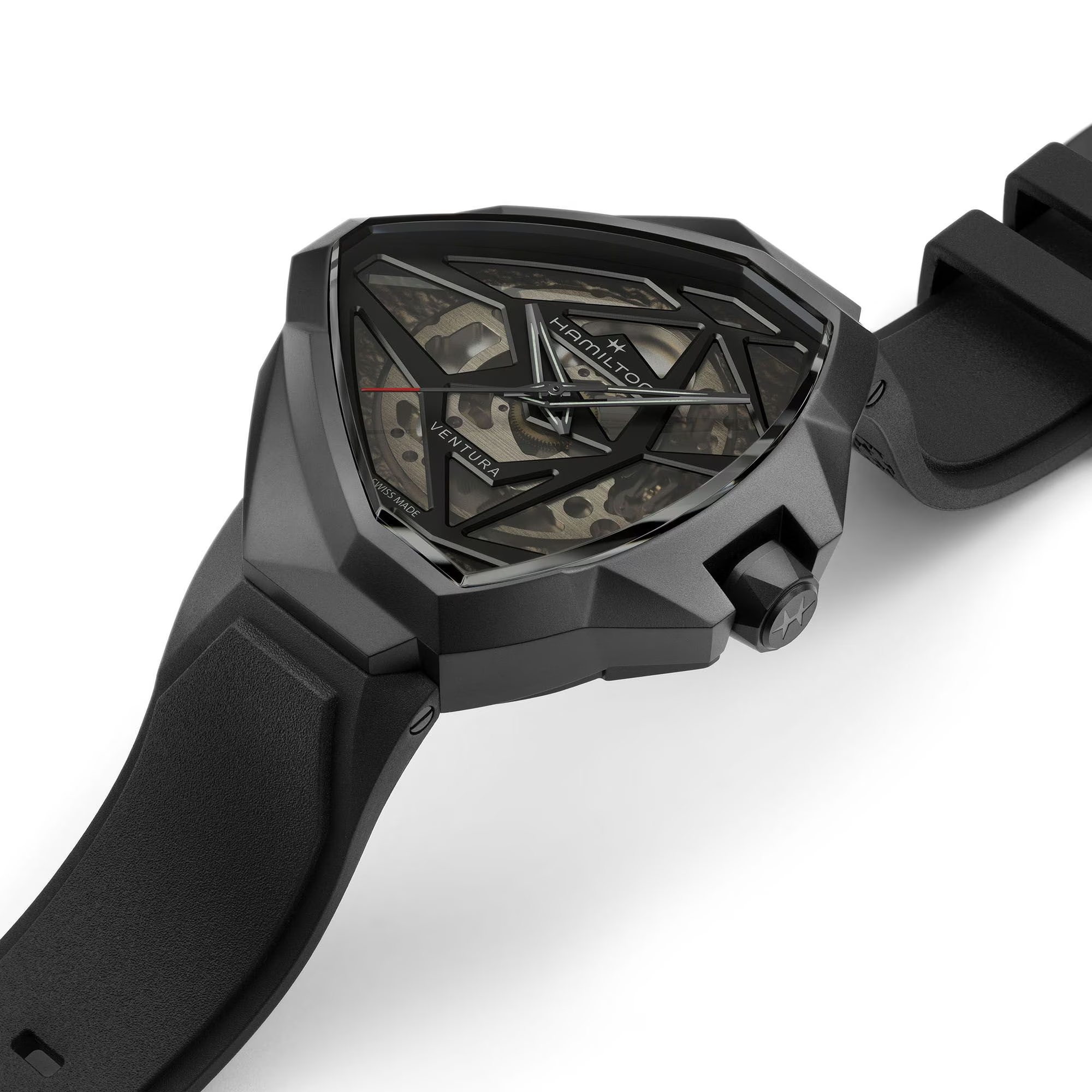 Relógio Hamilton Ventura Edge Skeleton 51mm x 47mm - H24645330