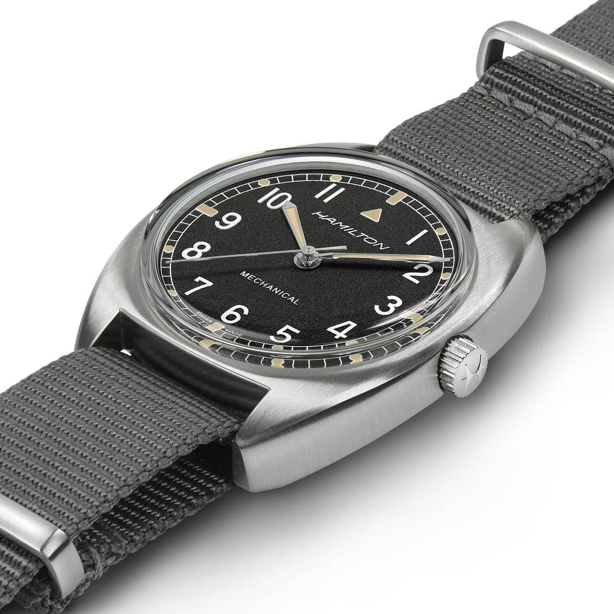 Relógio Hamilton Khaki Aviation Pilot Pioneer Mecanico 36mm x 33mm - H76419931