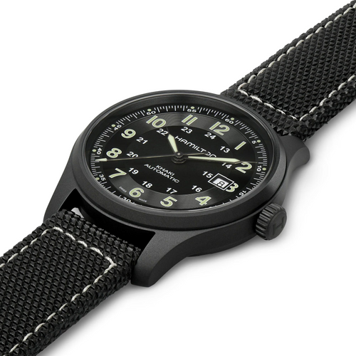 Relógio Hamilton Khaki Field Titanium Auto 42mm - H70575733