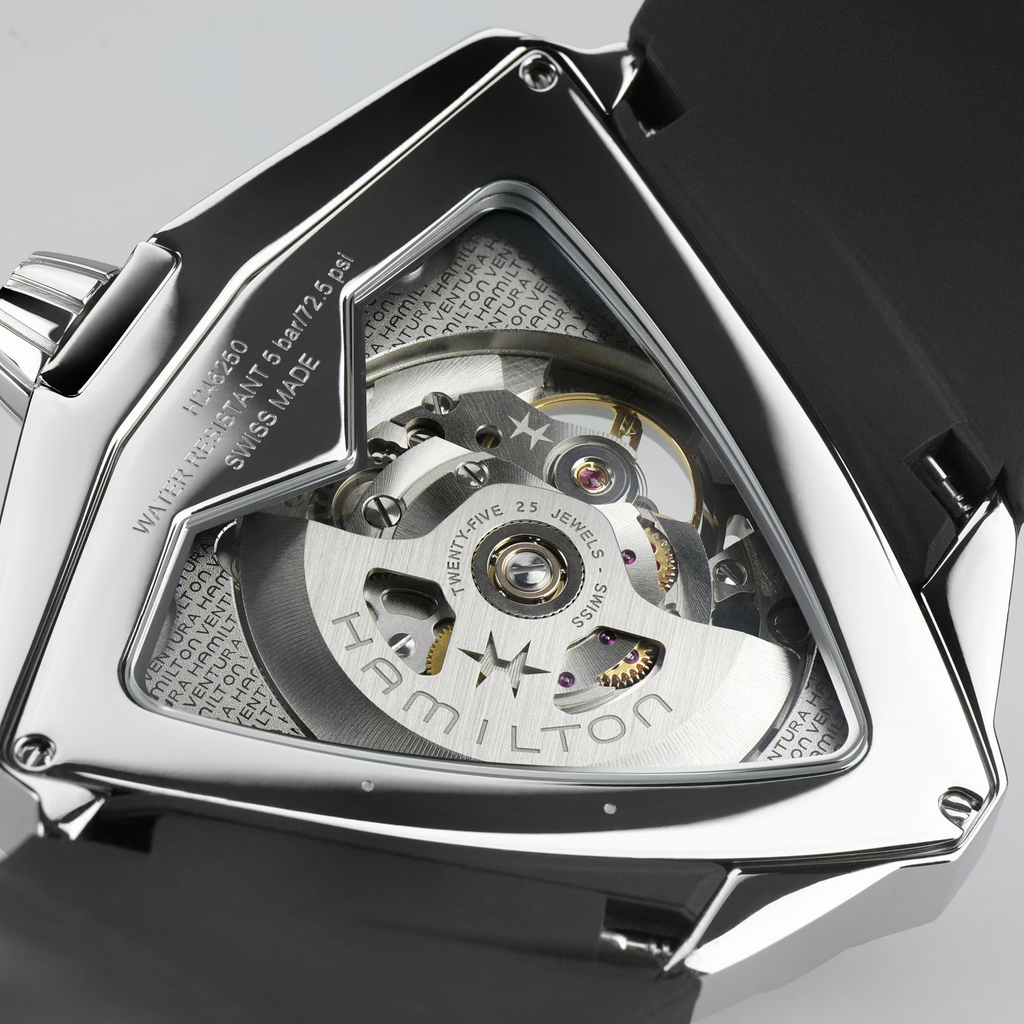 Relógio Hamilton Ventura XXL Skeleton Automatico 46mm x 46mm - H24625330