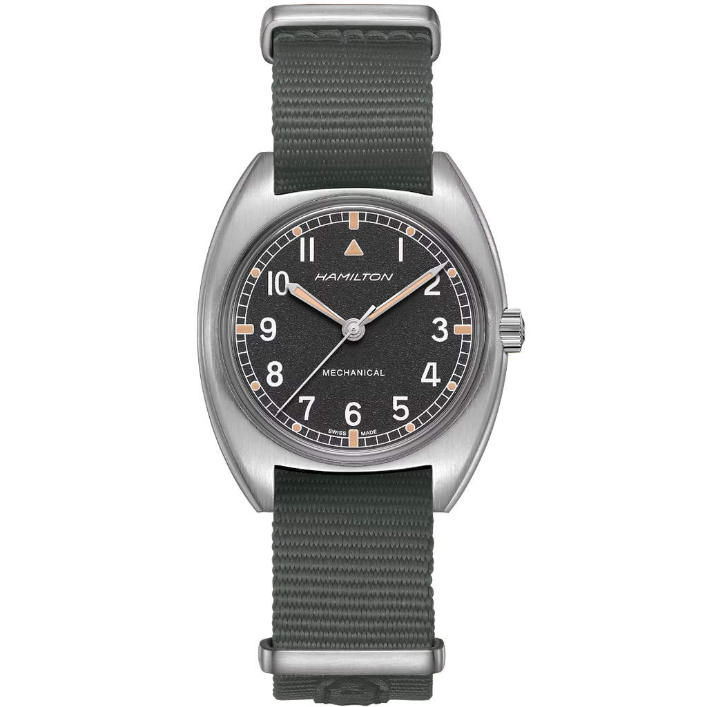 Relógio Hamilton Khaki Aviation Pilot Pioneer Mecanico 36mm x 33mm - H76419931