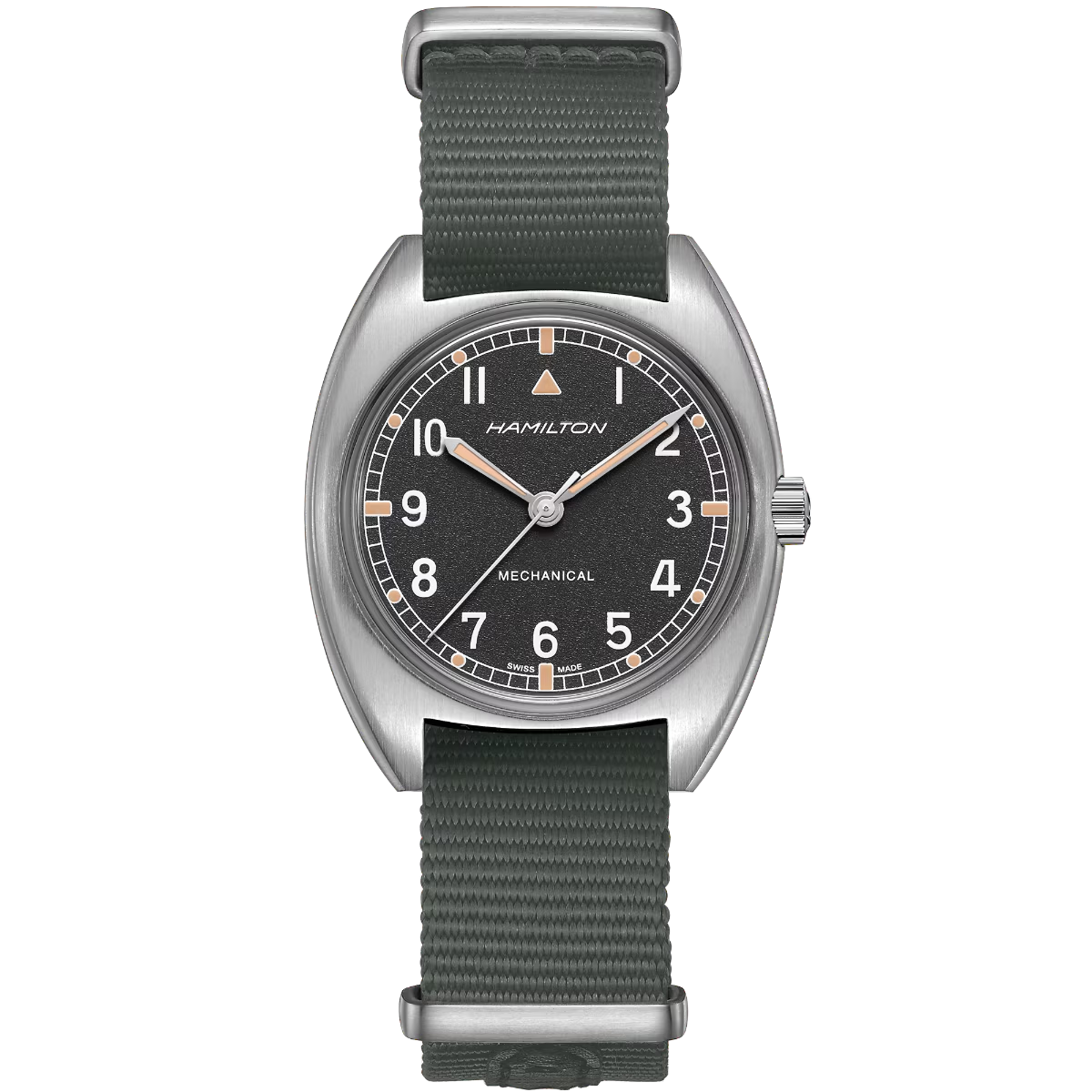 Relógio Hamilton Khaki Aviation Pilot Pioneer Mecanico 36mm x 33mm - H76419931