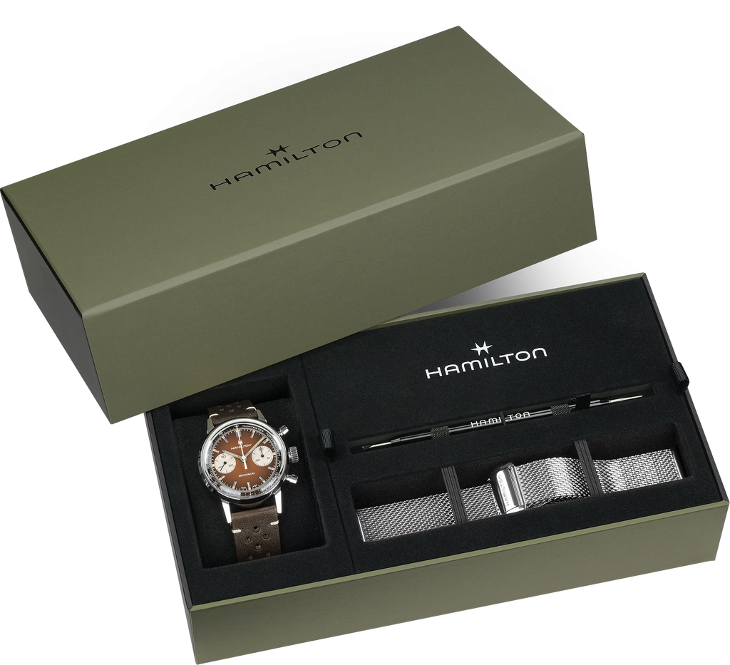 Relógio Hamilton American Classic Intra-matic Chronograph H 40mm - H38429591