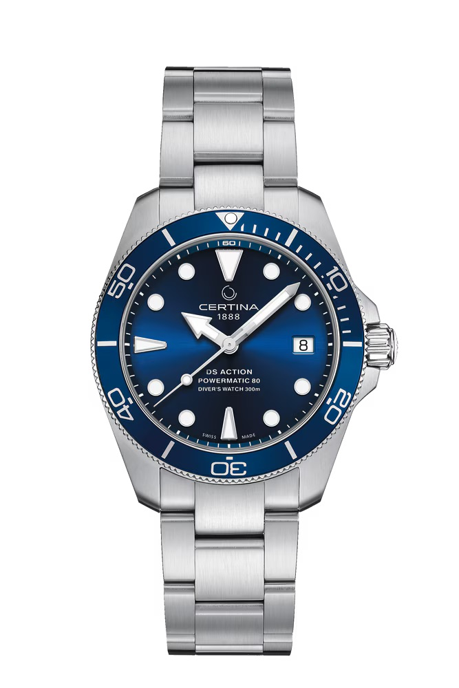 Certina DS Action Diver 38 mm Powermatic 80 Watch - C032.807.11.041.00