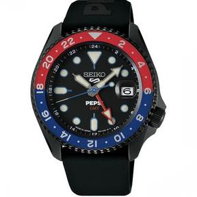 Relógio Seiko 5 Sports GMT Limited Edition PEPSI (made in japan) SBSC023