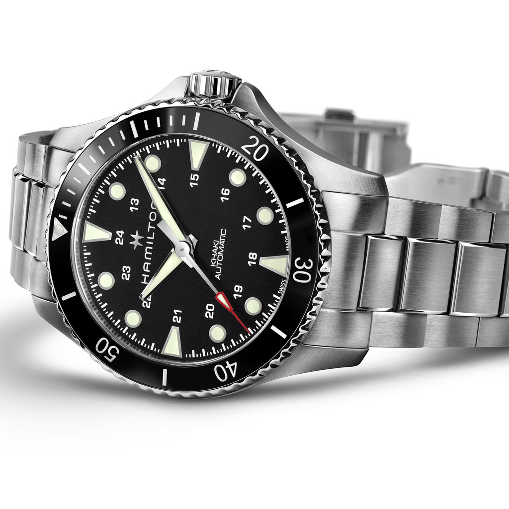 RelógioRelógio Hamilton Khaki Navy Scuba Auto 43mm - H82515130 Hamilton Khaki Navy -