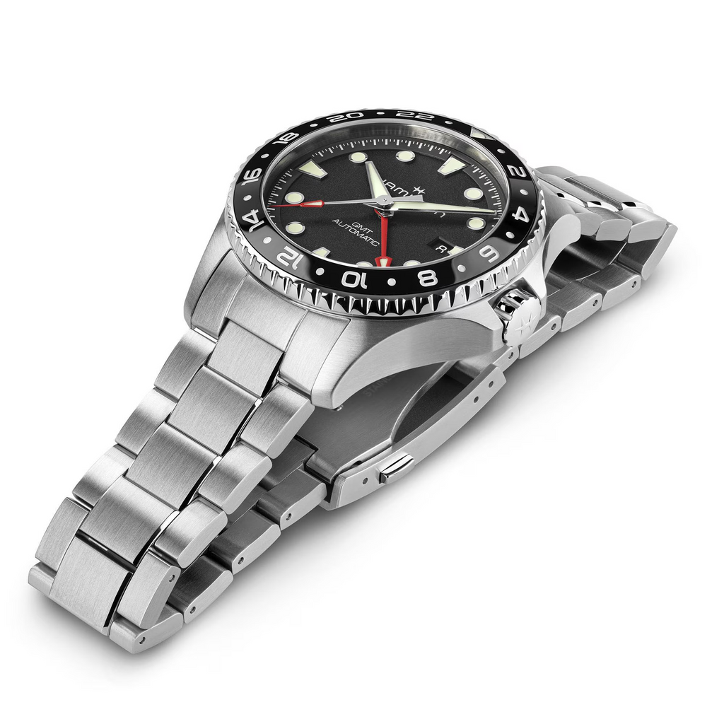 Relógio Hamilton Khaki Navy Scuba Auto GMT 43mm - H82555130