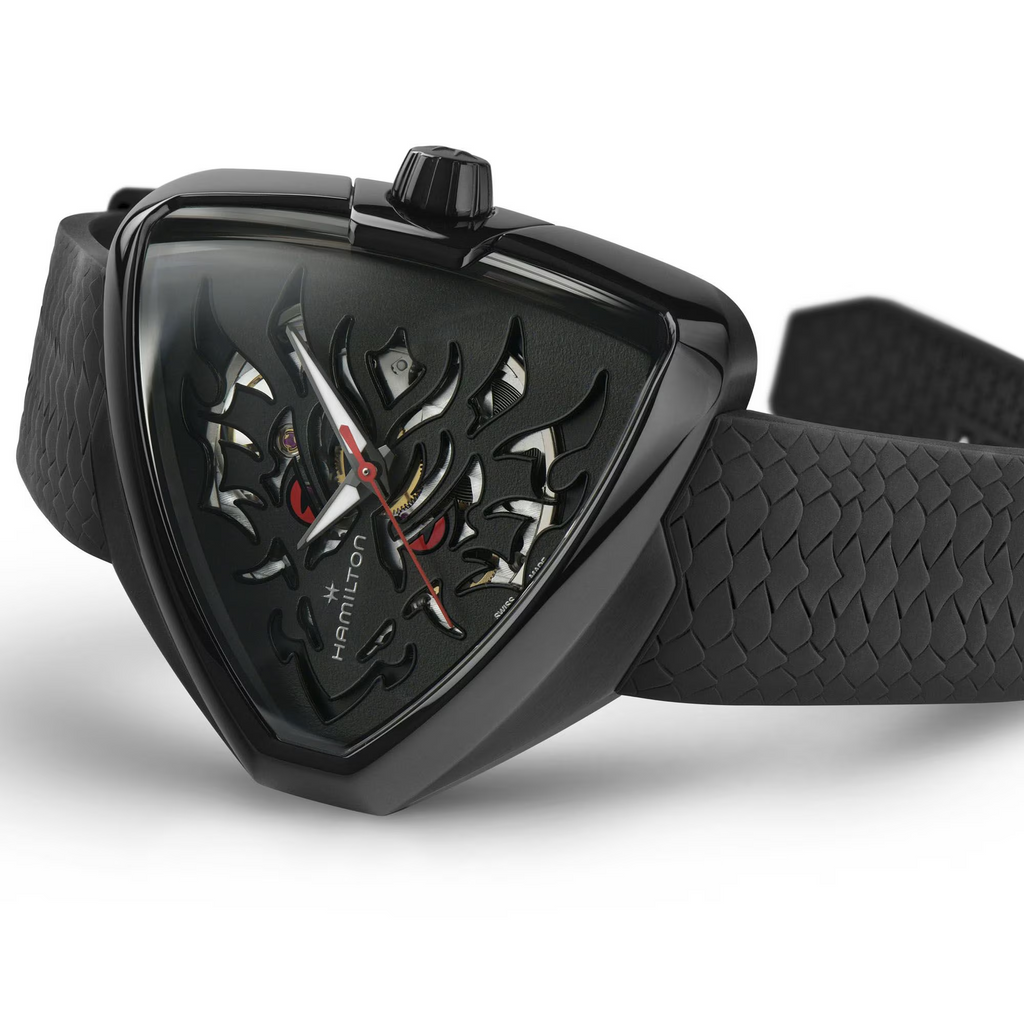 Relógio Hamilton Ventura Elvis80 Skeleton Auto 42mm x 45mm - H24535332